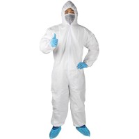 Disposable CE FDA Non-woven safety work clothing Virus Isolation Sterile Coverall safety Suit